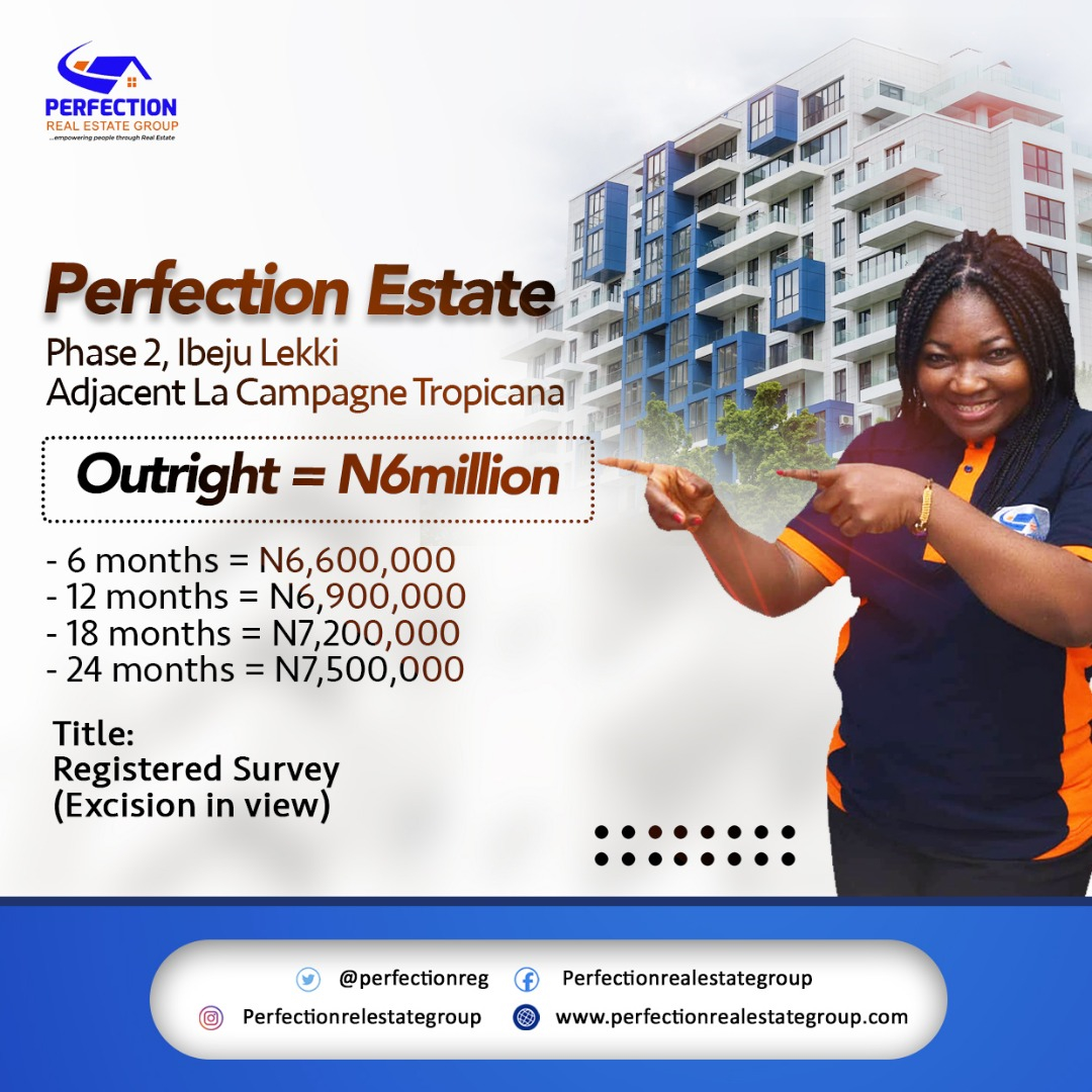 Perfection Estate Phase 2 Ibeju Lekki | PERFECTION REAL ESTATE GROUP